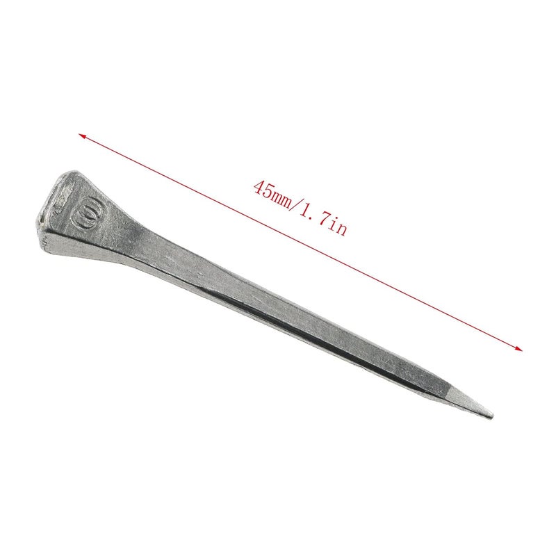 Eoutstanding 50Pcs Steel 1.2 Inch E3 Horseshoe Nail, Low-Carbon Steel - Image 2